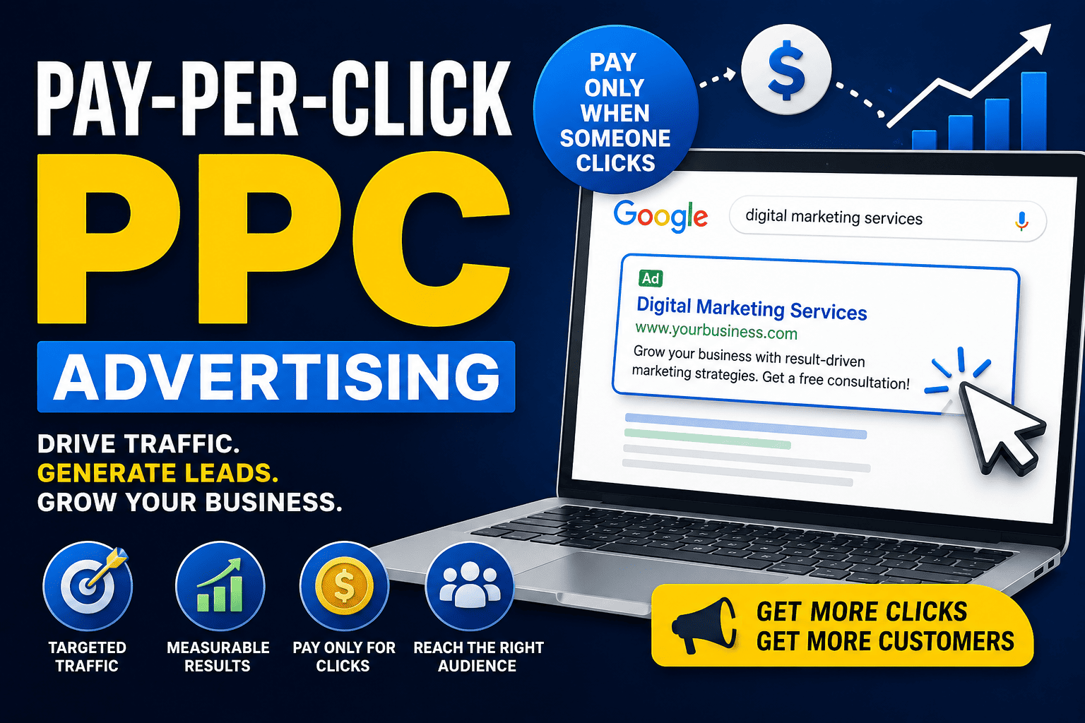 Pay-Per-Click Advertising (PPC): Driving Instant Traffic and Quality Leads